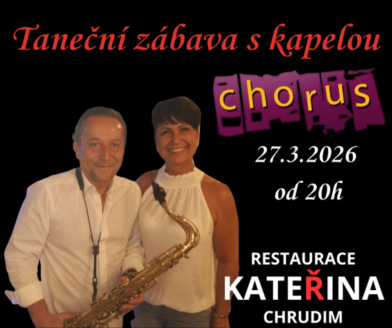 Taneční zábava se skupinou CHORUS