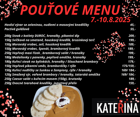 POUŤOVÉ MENU