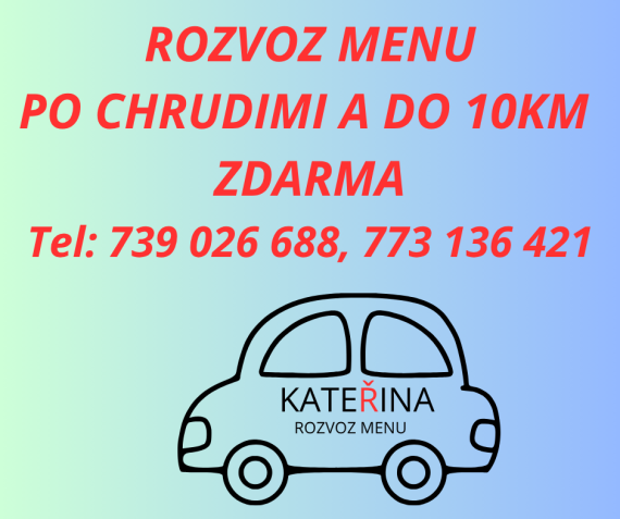 Vlastní rozvoz MENU 