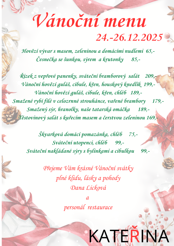 Vánoční menu