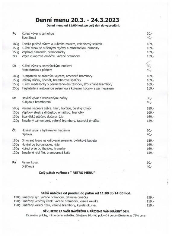 Menu 20.-24.3.